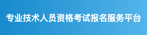 专业技术人员资格考试报名服务平台
