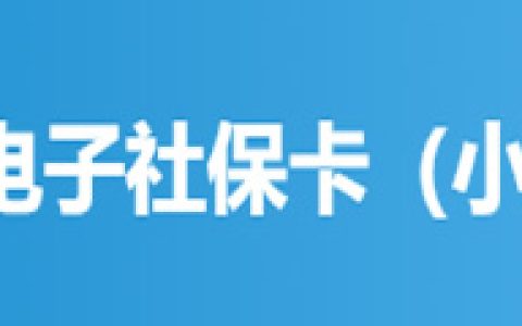 官方平台-电子社保卡（微信小程序）