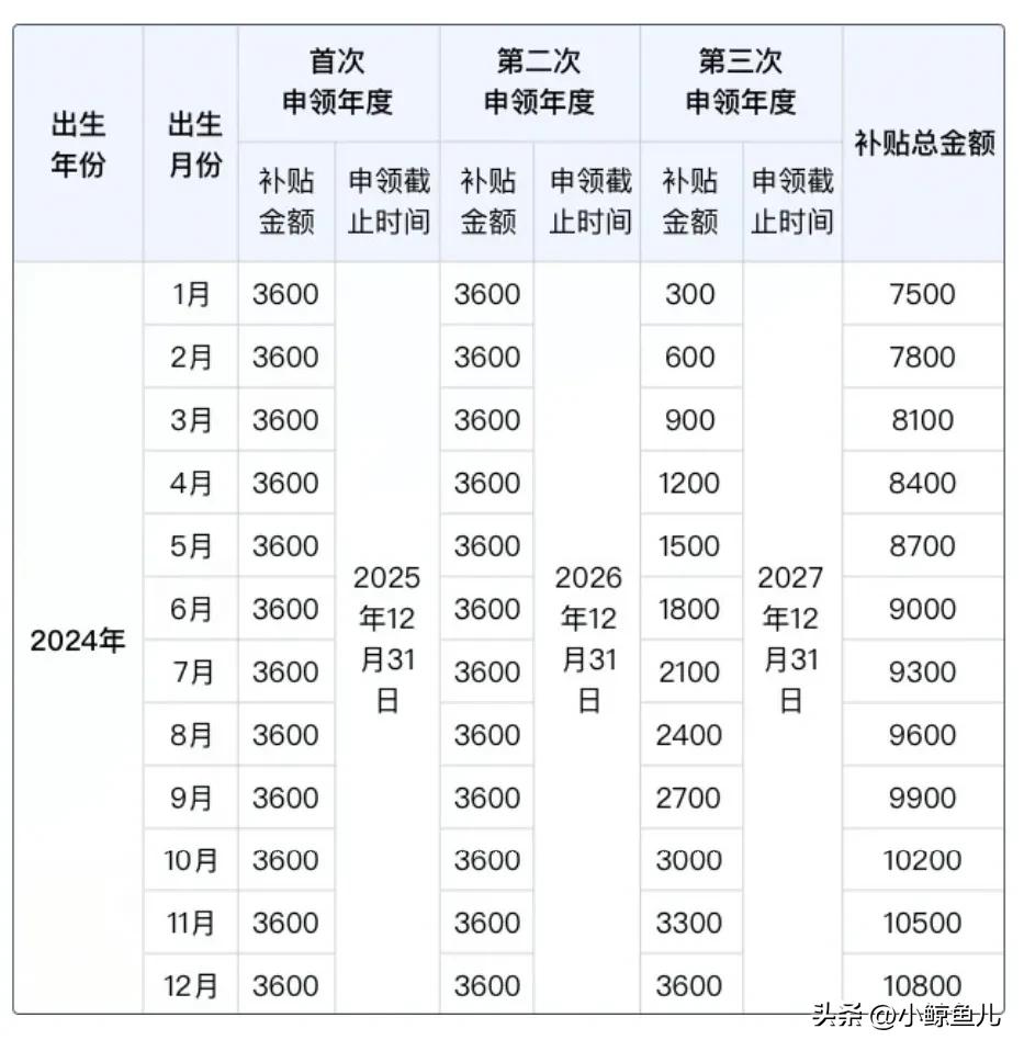 国家新政，育儿补贴来啦 第5张