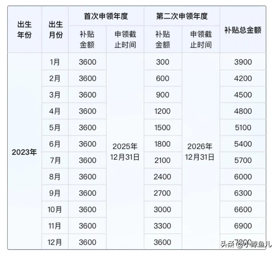 国家新政，育儿补贴来啦 第3张