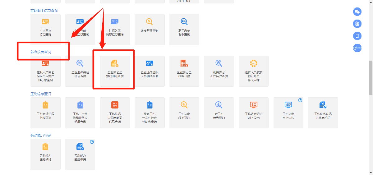 职工养老金发放明细网上查询 第7张